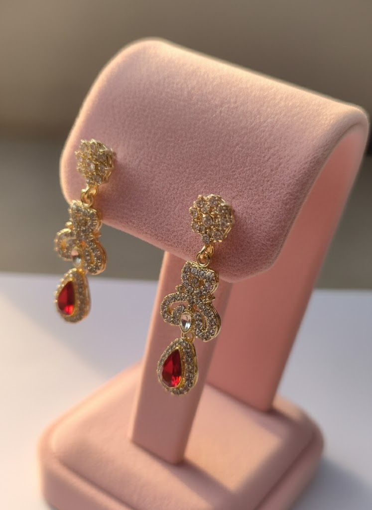 Sondarya Premium Multicolor AD Choker Set with Maang Tikka