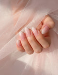 Blush Pink Ombre Almond Gloss – Press-On Nails Kit