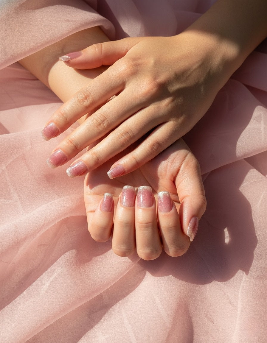 Bridal Pink Nude Ombre – Press-On Nails Kit