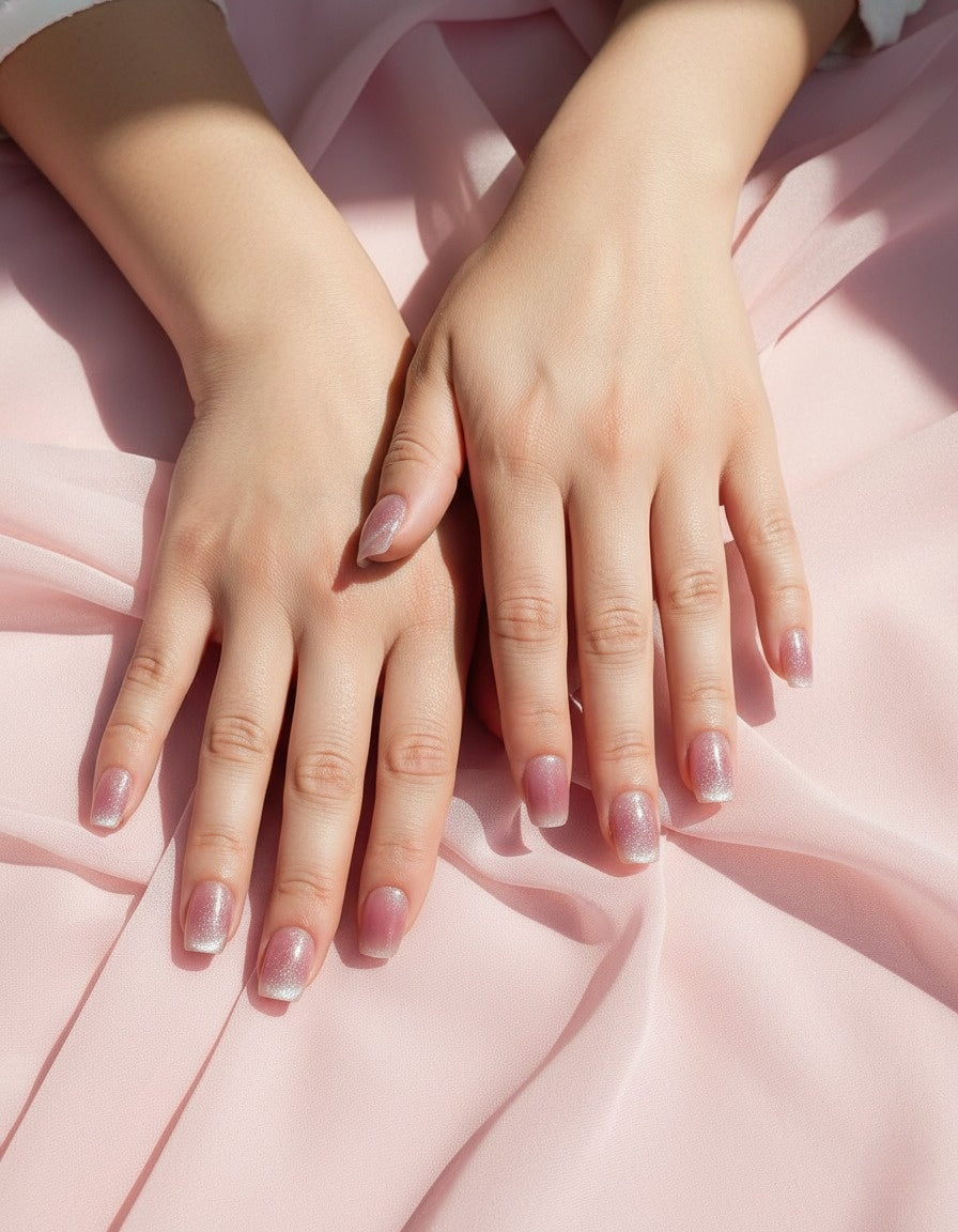 Bridal Pink Nude Ombre – Press-On Nails Kit