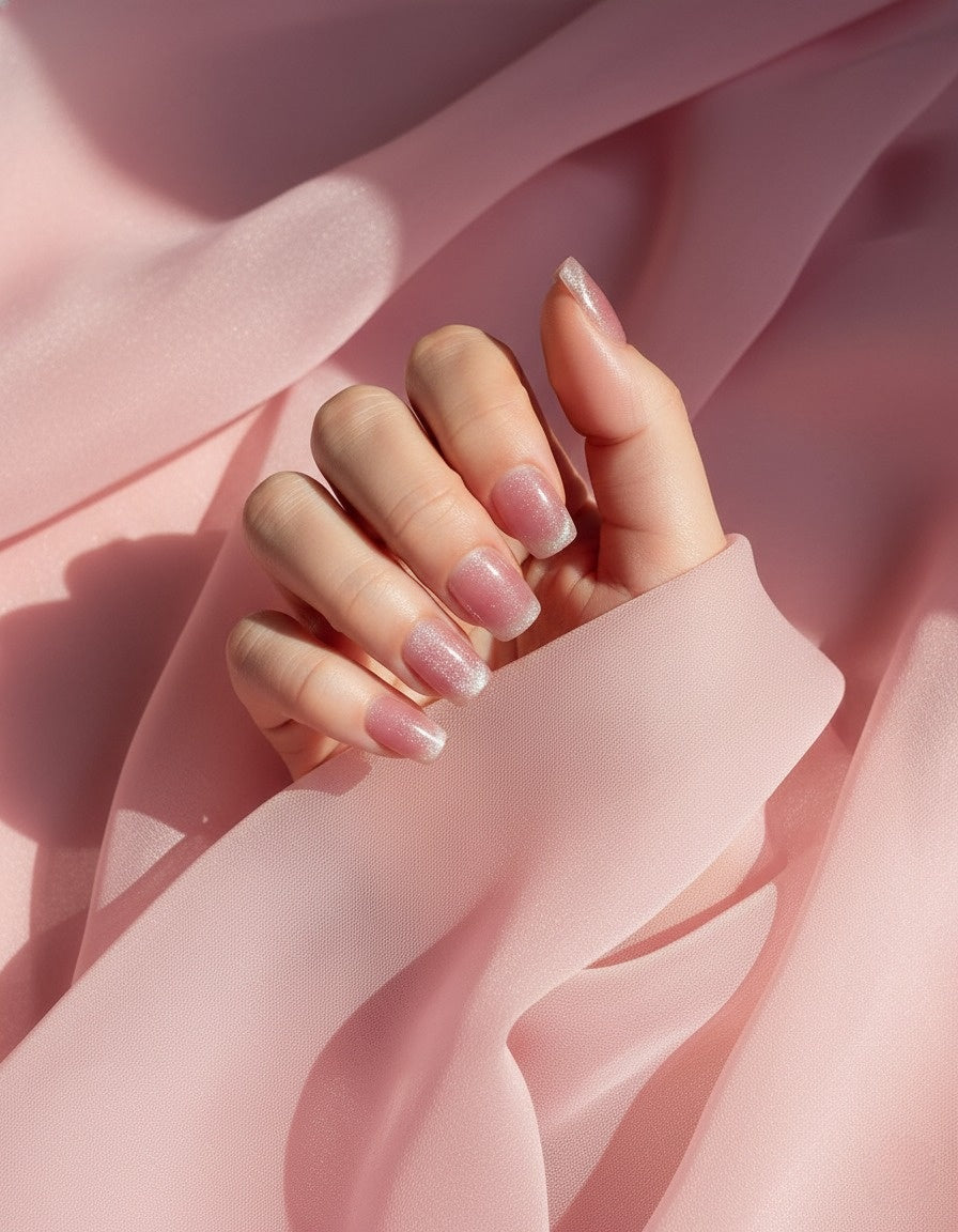 Bridal Pink Nude Ombre – Press-On Nails Kit